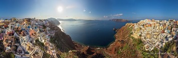 Η Σαντορίνη από ψηλά